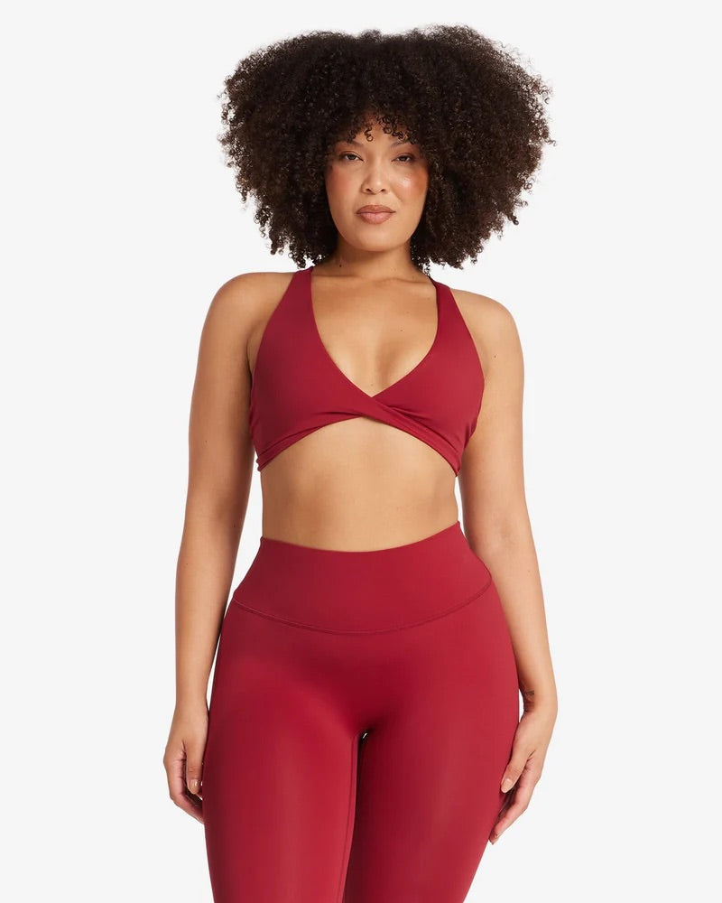 CSB Freedom Cherry Collection – Sierra Crop, Scrunch Shorts & Haven Tank (XS)