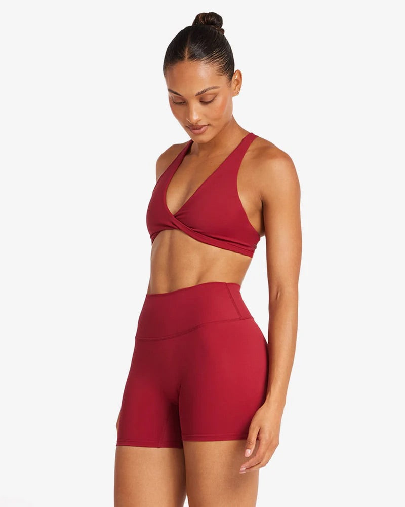 CSB Freedom Cherry Collection – Sierra Crop, Scrunch Shorts & Haven Tank (XS)