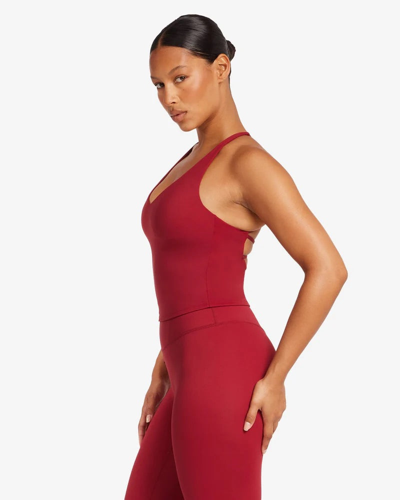 CSB Freedom Cherry Collection – Sierra Crop, Scrunch Shorts & Haven Tank (XS)