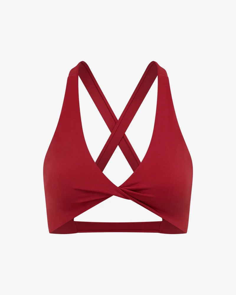 CSB Freedom Cherry Collection – Sierra Crop, Scrunch Shorts & Haven Tank (XS)