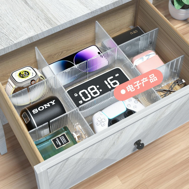 DIY Drawer Divider Panel – Adjustable Clear Grid