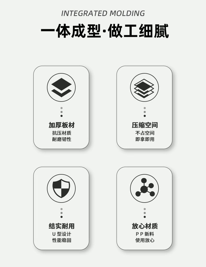 Clear Acrylic U-Shaped Display Stand – 5 Sizes