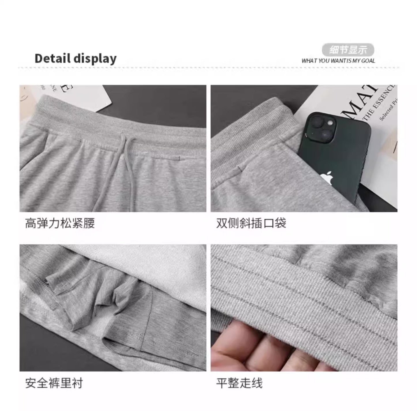 High-Waist Pleated Skort with Drawstring – With Built-In Safety Shorts