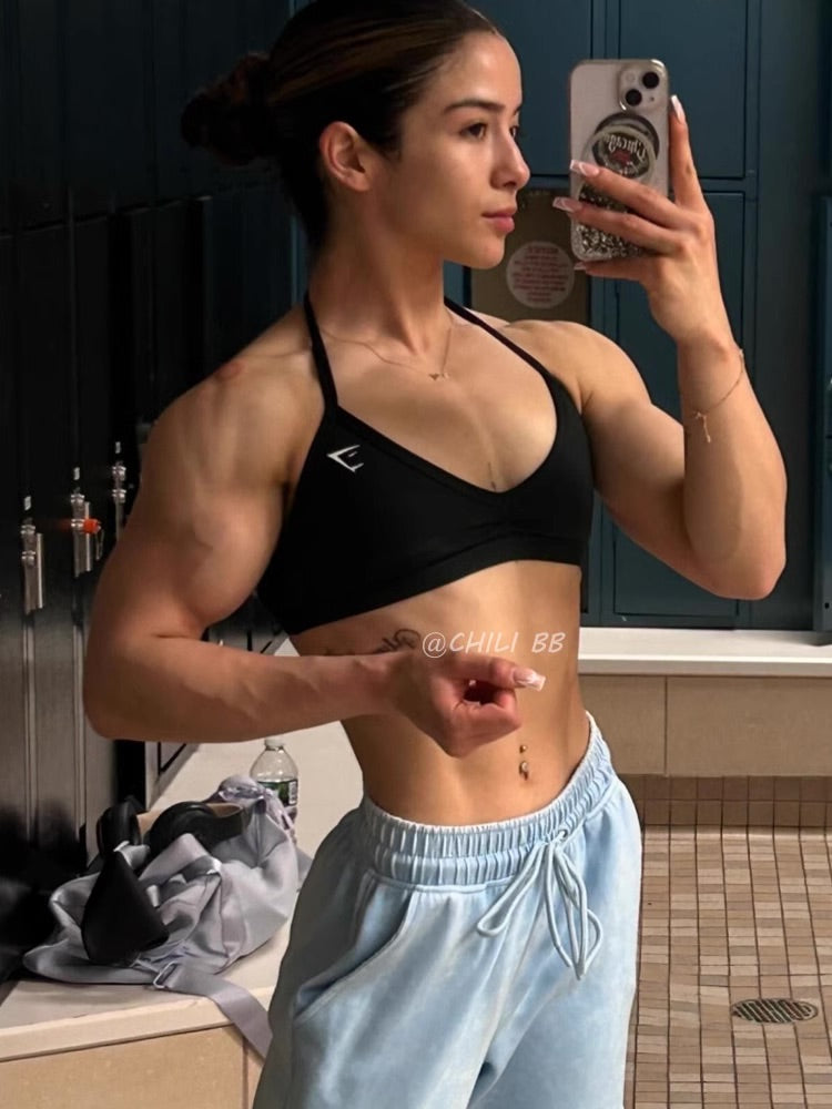 Minimal Sports Bra – Strappy Back, Low to Mid Support