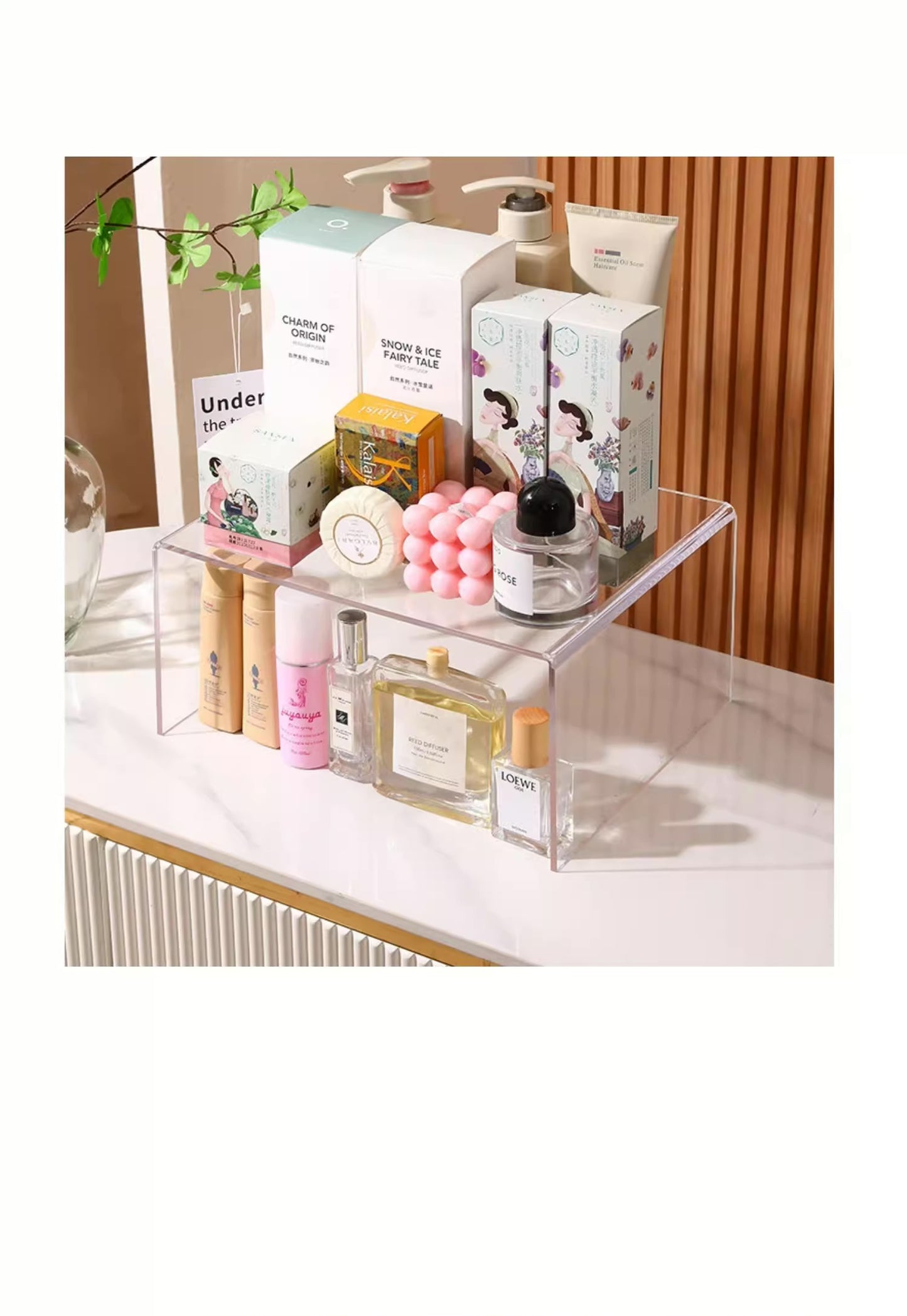 Clear Acrylic U-Shaped Display Stand – 5 Sizes