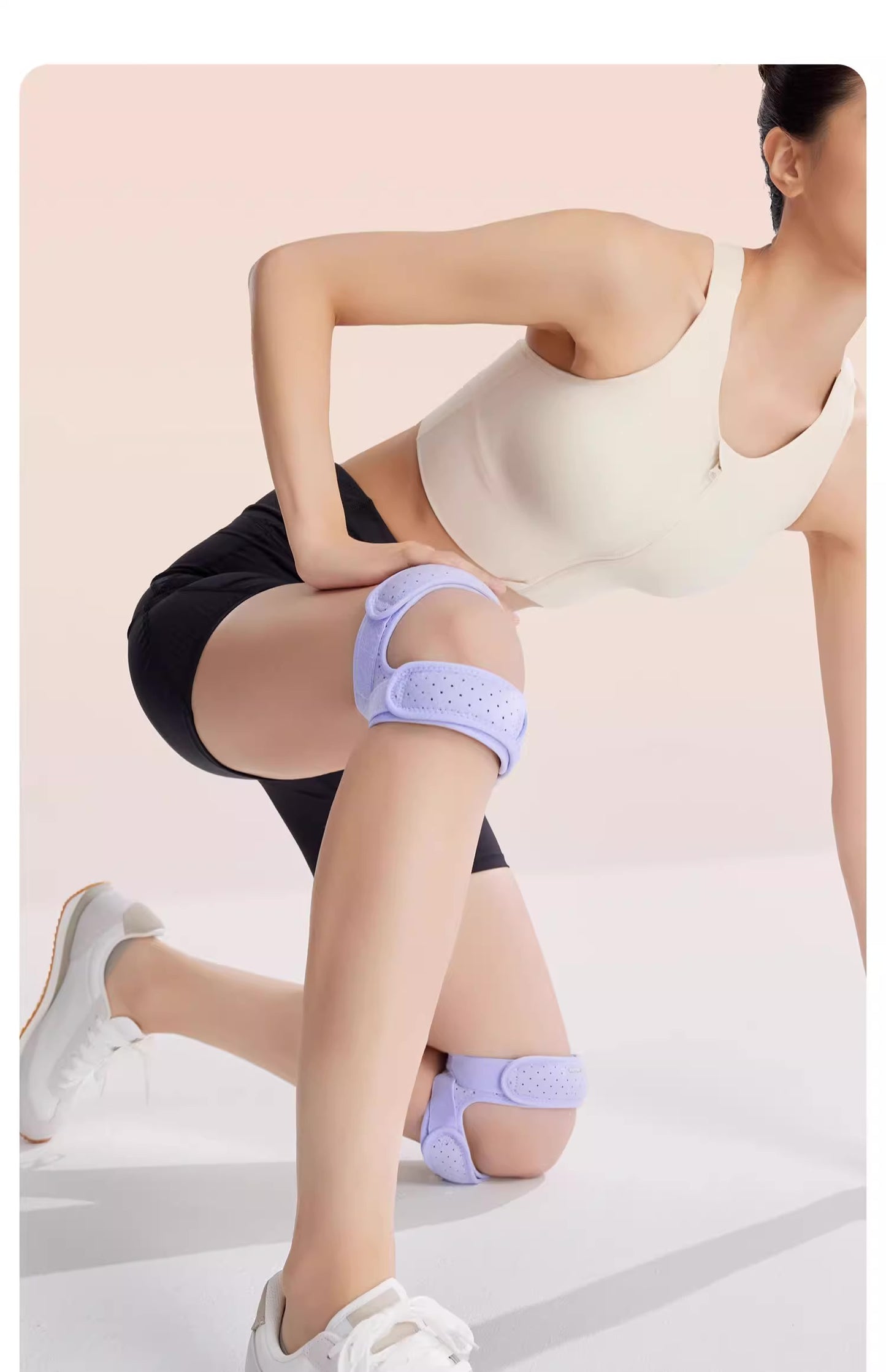 YOTTOY Dual-Silicone Knee Support Strap