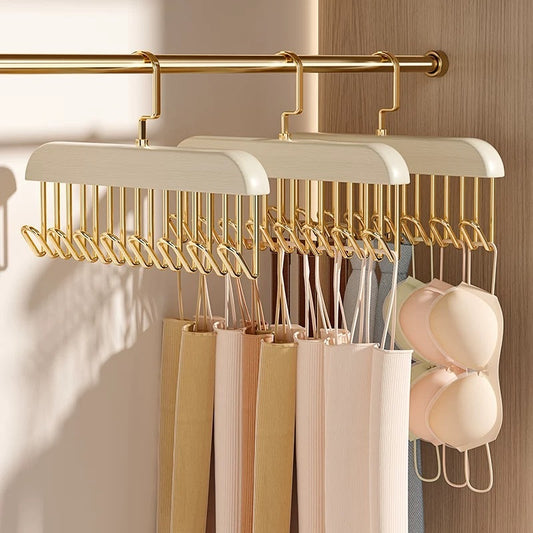 Wooden Multi-Functional Hanger Set – Organized and Space-Saving
