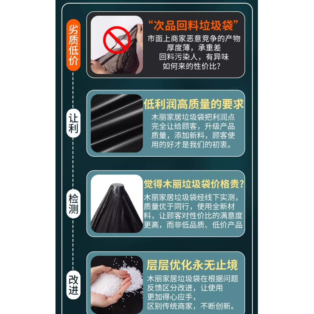 Extra Thick Heavy Duty Trash Bag