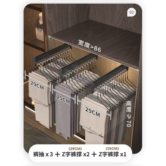 Cobbe Pull-Out Wardrobe Rack Hanger