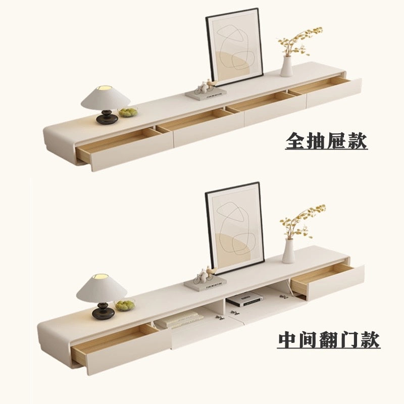 Cream White Television Cabinet