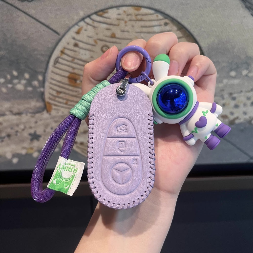 Cute Astronaut Keychain – Adorable Space Bunny Design