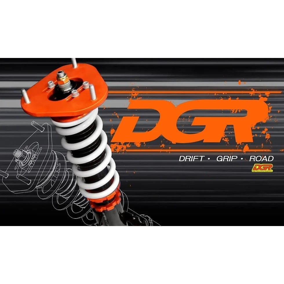 DGR ST Series Adjustable Coilovers Suspension Kit Monotube Shocks, Height & Damping Adjustable