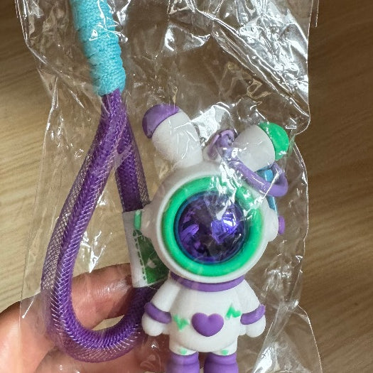 Cute Astronaut Keychain – Adorable Space Bunny Design
