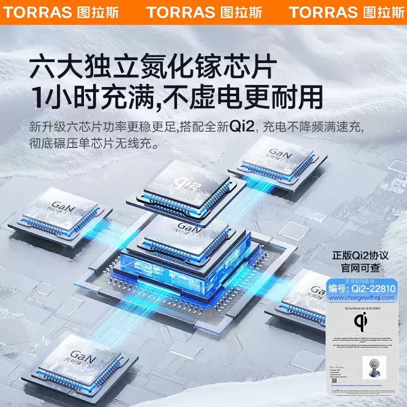 2024 Magnetic Wireless Car Charger – Fast Charging Phone Holder for Navigation