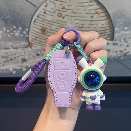Cute Astronaut Keychain – Adorable Space Bunny Design