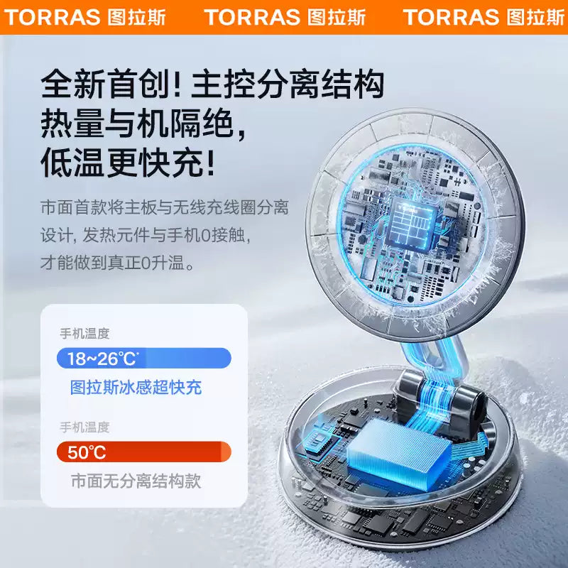 2024 Magnetic Wireless Car Charger – Fast Charging Phone Holder for Navigation