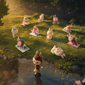 THE MONSTERS Lazy Yoga Series Blind Box Figures