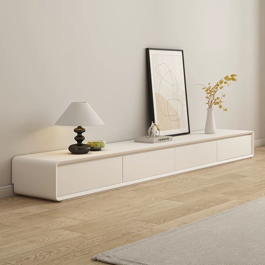 Cream White Television Cabinet