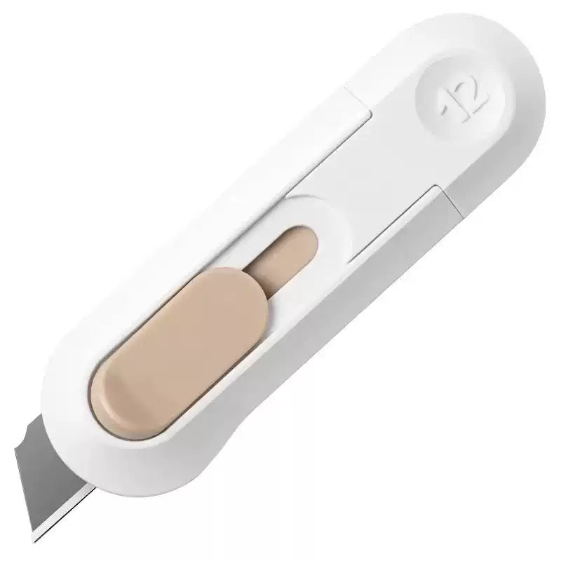 Mini Aesthetic Utility Pen Knife: Portable Auto-Retractable High-Design Box Cutter